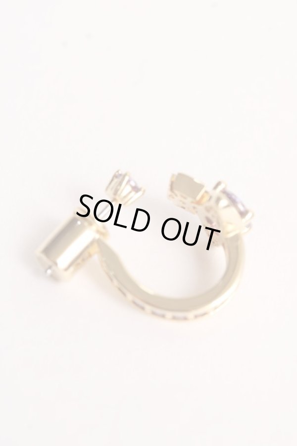 画像2: ヴィヴィアンウエストウッド MAN 中古 / MAITENA SINGLE EARRINGS  ゴールド×パープル  Y-25-10-12-007-er-SZ-OS (2)