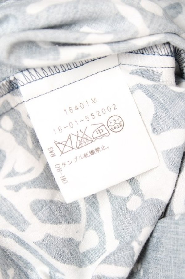 画像6: ヴィヴィアンウエストウッド 中古 / 総柄シャツワンピース  ブルー  Y-25-10-12-058-op-SZ-ZY (6)