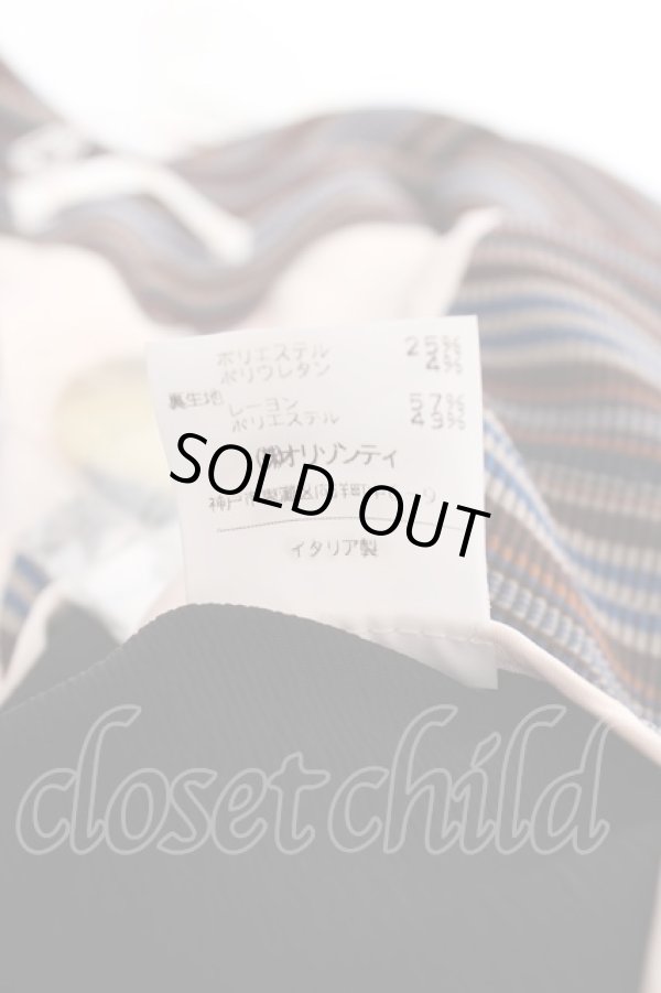 画像9: ヴィヴィアンウエストウッド 中古 / BIGカラーマルチストライプジャケット 10 ブラウン系  Y-25-10-12-059-jc-AS-ZY (9)