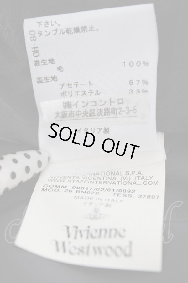 画像7: ヴィヴィアンウエストウッド 中古 / ピンストライプジャケット 40 グレー  Y-25-10-12-061-jc-SZ-ZY (7)