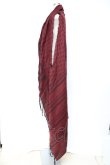 画像2: ヴィヴィアンウエストウッド 中古 / スクイグル柄マルチケープ  レッド  Y-25-10-12-063-to-SZ-ZY (2)