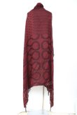画像3: ヴィヴィアンウエストウッド 中古 / スクイグル柄マルチケープ  レッド  Y-25-10-12-063-to-SZ-ZY (3)