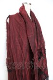 画像4: ヴィヴィアンウエストウッド 中古 / スクイグル柄マルチケープ  レッド  Y-25-10-12-063-to-SZ-ZY (4)
