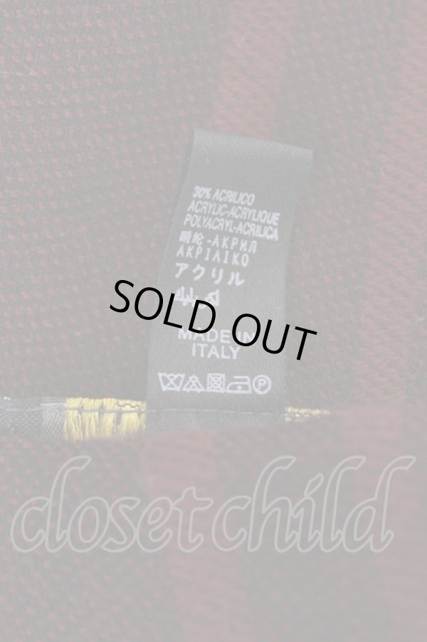 画像6: ヴィヴィアンウエストウッド 中古 / スクイグル柄マルチケープ  レッド  Y-25-10-12-063-to-SZ-ZY (6)