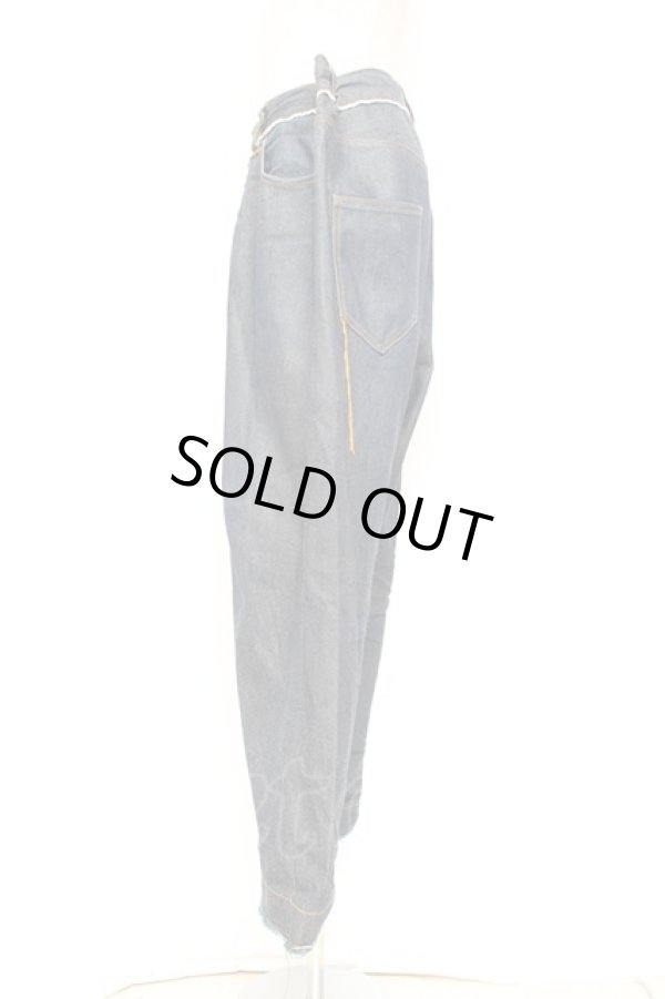 画像2: ヴィヴィアンウエストウッド MAN 中古 / オーブ刺繍デニムパンツ 50 インディゴ  Y-25-10-12-064-pa-SZ-ZY (2)