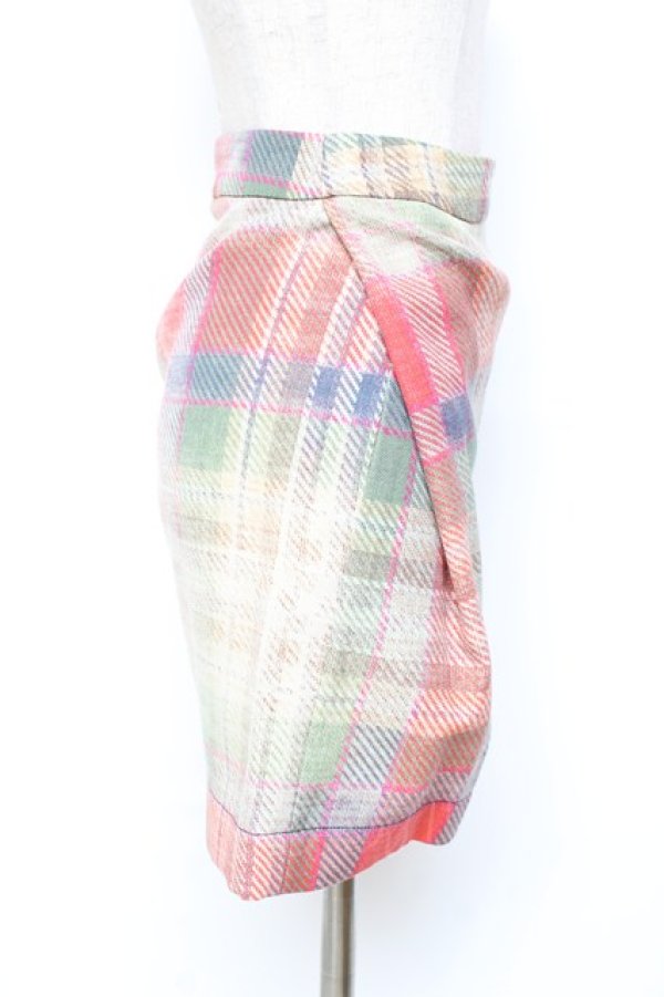 画像4: ANGLOMANIA 中古 / ツイード風タイトスカート 38 ベージュ系  Y-25-10-12-066-sk-SZ-ZY (4)