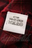 画像5: ANGLOMANIA 中古 / チェック柄ラップスカート 40 レッド  Y-25-10-12-067-sk-SZ-ZY (5)
