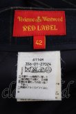 画像4: ヴィヴィアンウエストウッド 中古 / チェック柄タイトスカート 42 ネイビー  Y-25-10-12-069-sk-SZ-ZY (4)