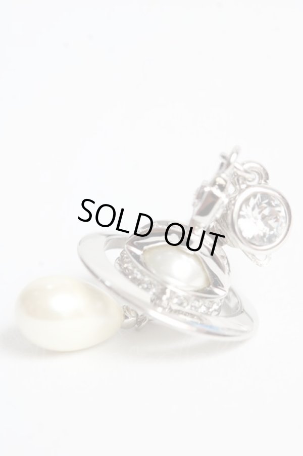 画像3: ヴィヴィアンウエストウッド MAN 中古 / MAN PEARL DROPシングルピアス  シルバー  Y-25-10-12-009-ac-SZ-ZY (3)