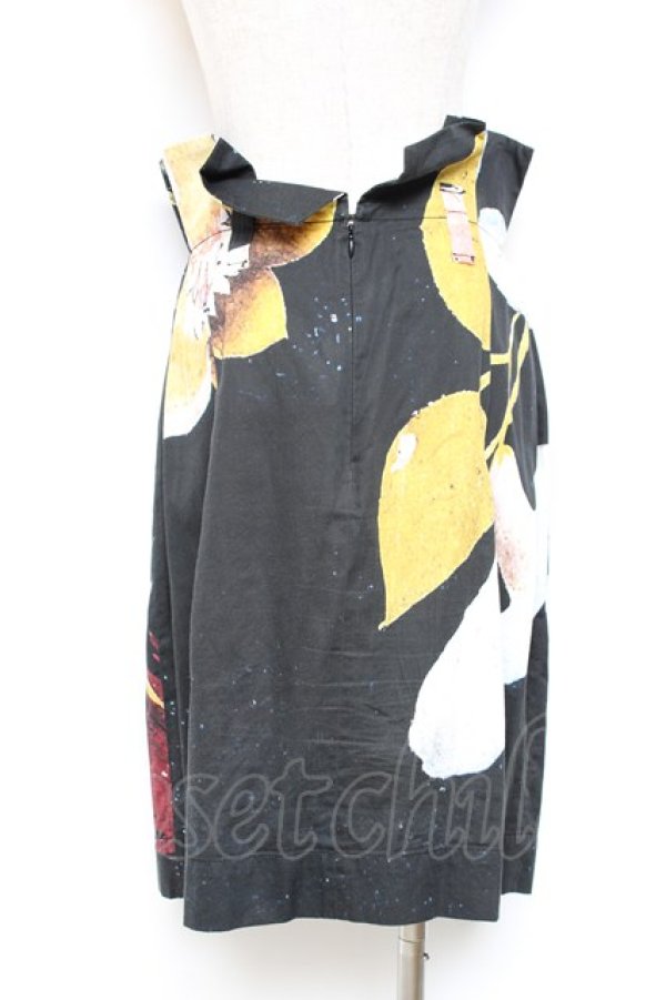 画像3: ANGLOMANIA 中古 / カーピーフラワースカート 40 ブラック  Y-25-10-12-071-sk-SZ-ZY (3)