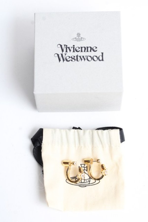 画像4: ヴィヴィアンウエストウッド 中古 / MAITENA EARRINGS  ゴールド  Y-25-10-12-001-er-SZ-ZY (4)