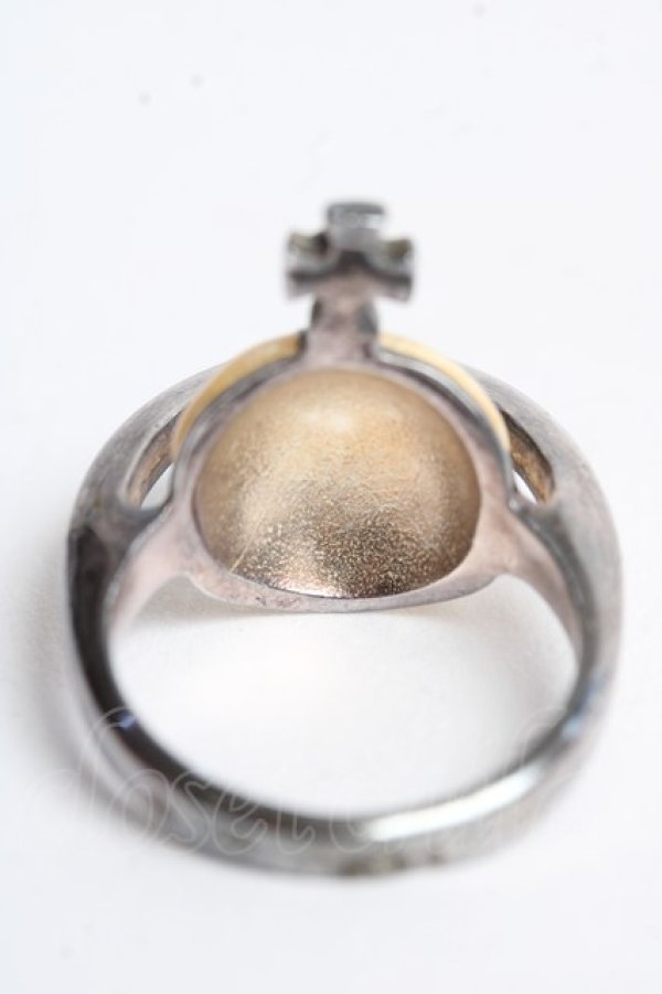 画像2: ヴィヴィアンウエストウッド 中古 / new solid ring M シルバー  Y-25-10-12-012-rg-SZ-ZY (2)