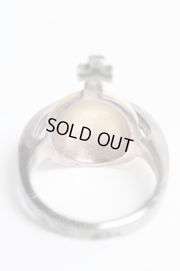 画像2: ヴィヴィアンウエストウッド 中古 / new solid ring M シルバー  Y-25-10-12-012-rg-SZ-ZY (2)