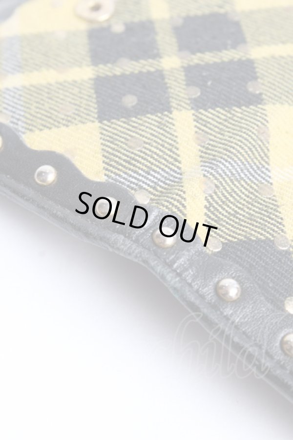 画像4: ヴィヴィアンウエストウッド 中古 / タータンカードケース  イエロー  Y-25-10-12-013-gd-SZ-ZY (4)