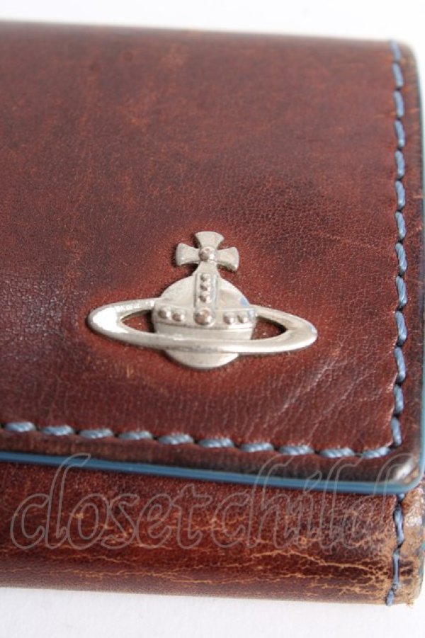 画像3: ヴィヴィアンウエストウッド MAN 中古 / レザーキーケース  ブラウン  Y-25-10-12-014-gd-SZ-ZY (3)