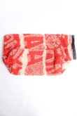 画像2: ANGLOMANIA 中古 / ロゴ柄ポーチ  赤  Y-25-10-12-016-gd-AS-ZY (2)