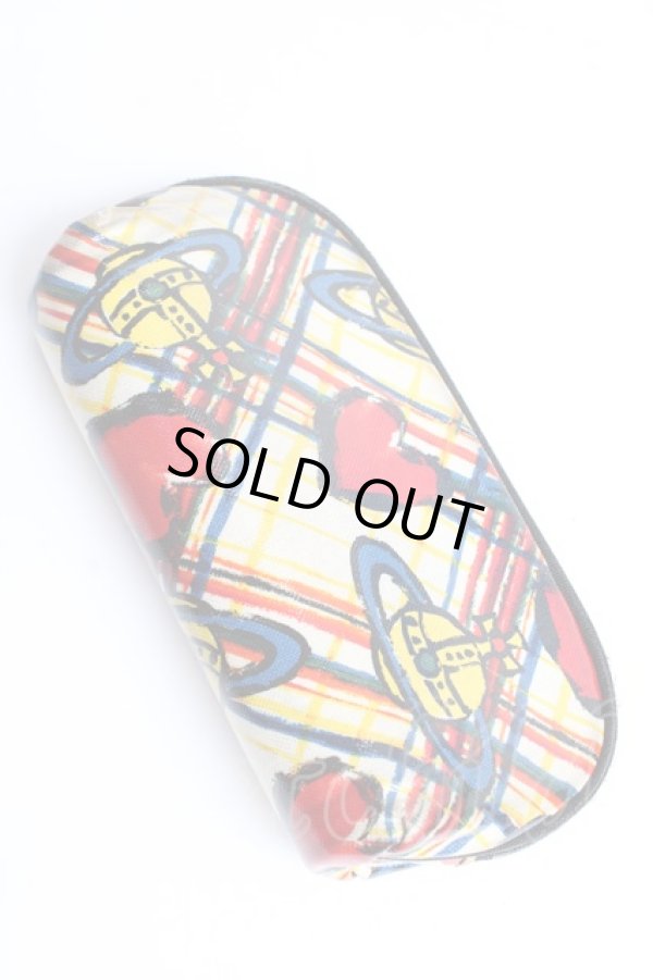 画像2: ヴィヴィアンウエストウッド 中古 / オーブ柄メガネケース   Y-25-10-12-017-gd-AS-ZY (2)