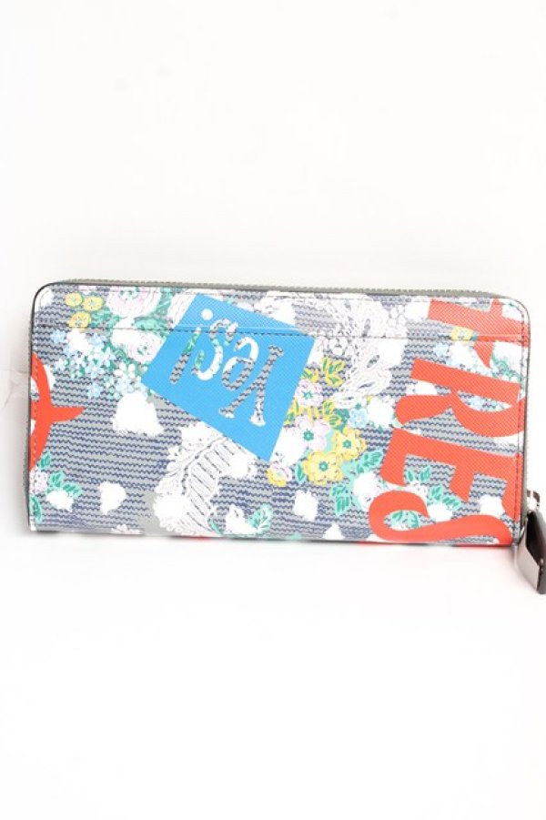 画像2: ヴィヴィアンウエストウッド 中古 /IZZARD PRINT ZIP 財布  グレー  Y-25-10-12-027-gd-SZ-ZY (2)