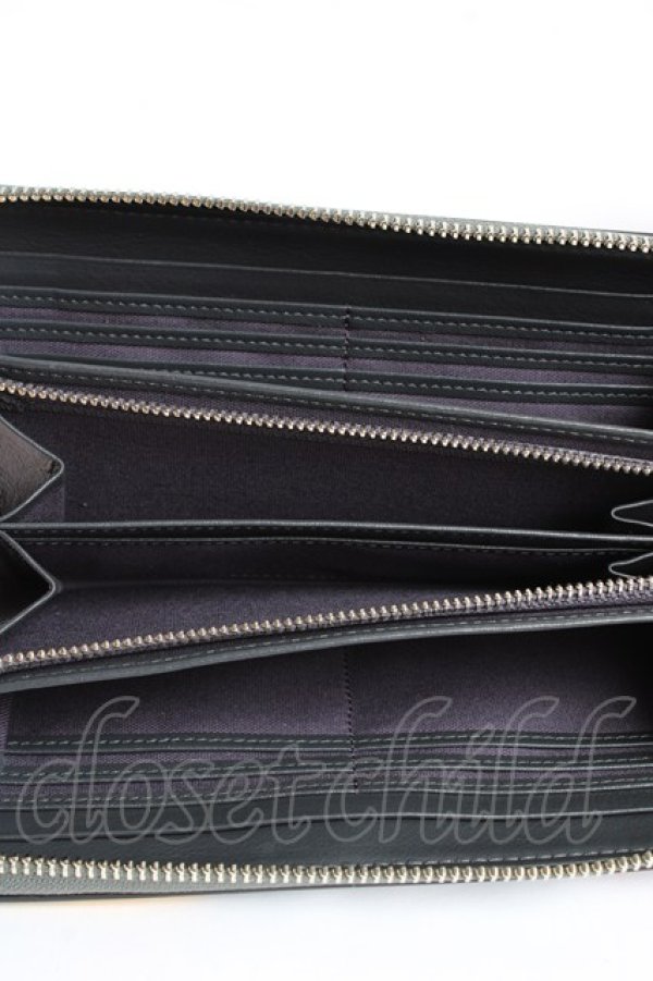画像4: ヴィヴィアンウエストウッド 中古 /IZZARD PRINT ZIP 財布  グレー  Y-25-10-12-027-gd-SZ-ZY (4)