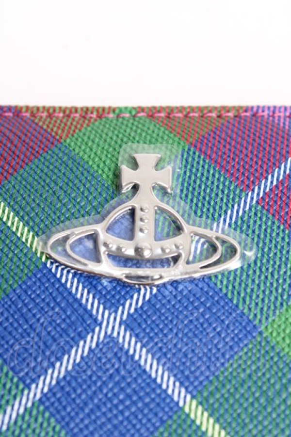 画像3: ヴィヴィアンウエストウッド 中古 / CLASSIC ZIP ROUND WALLET  キャンディータータン  Y-25-10-12-028-gd-SZ-ZY (3)