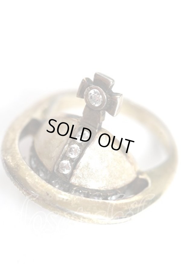 画像2: ヴィヴィアンウエストウッド 中古 / NEW SOLID ORBリング XS ゴールド  Y-25-11-05-003-rg-SZ-OS (2)