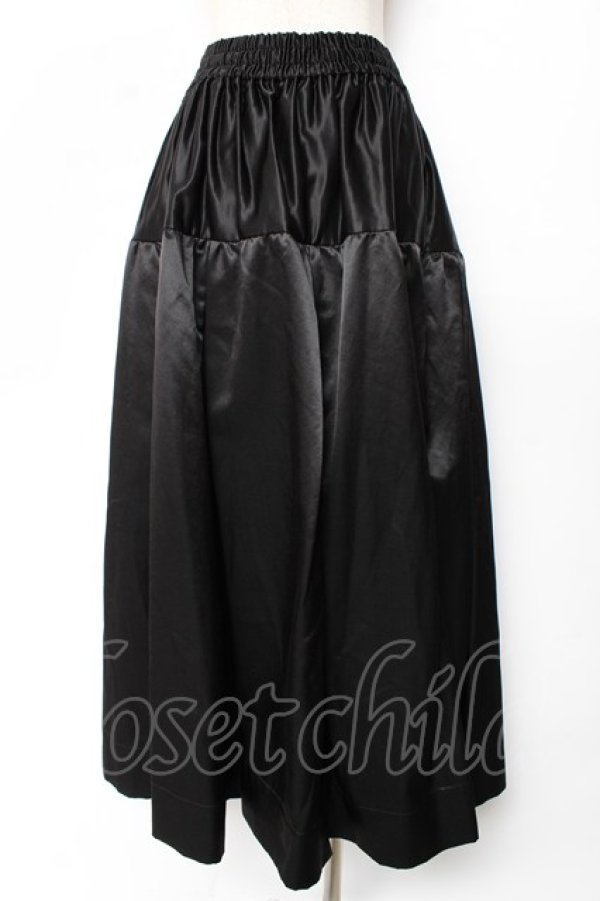 画像2: ヴィヴィアンウエストウッド 中古 / コットンレーヨンサボテンボックスギャザースカート 00 ブラック  Y-25-11-05-034-sk-SZ-ZY (2)