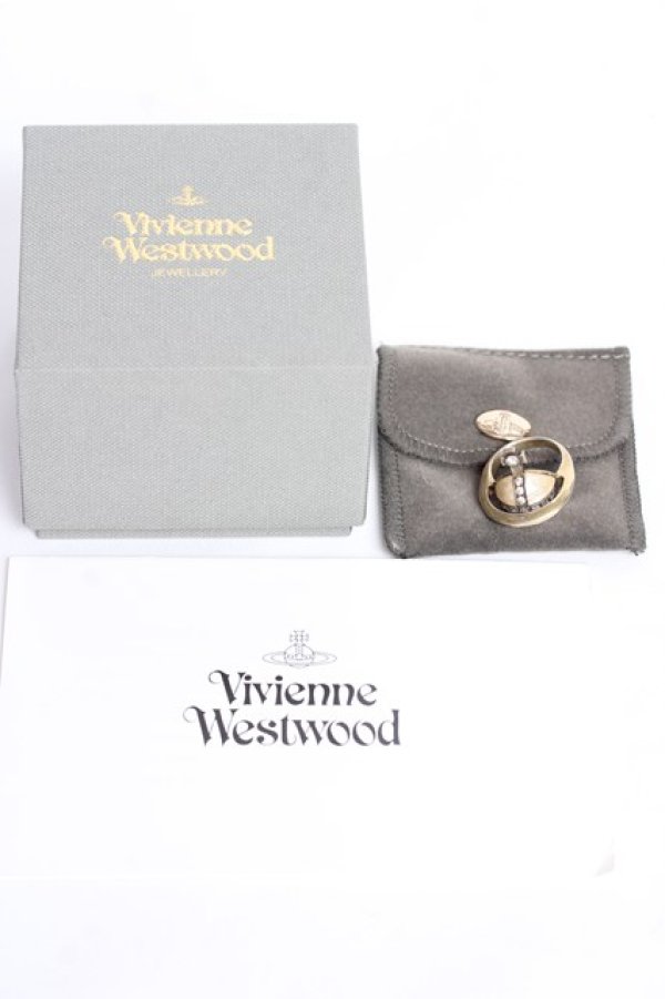 画像4: ヴィヴィアンウエストウッド 中古 / NEW SOLID ORBリング XS ゴールド  Y-25-11-05-003-rg-SZ-ZY (4)