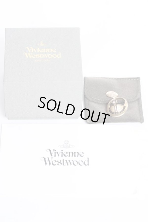 画像4: ヴィヴィアンウエストウッド 中古 / NEW SOLID ORBリング XS ゴールド  Y-25-11-05-003-rg-SZ-OS (4)