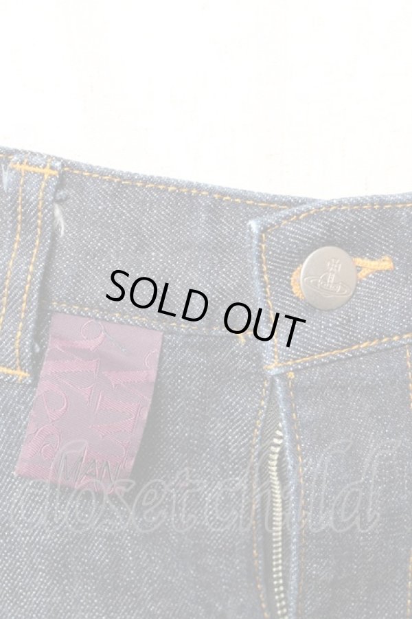 画像3: ヴィヴィアンウエストウッド MAN 中古 / オーブptデニムスキニーパンツ 44 インディゴ  Y-25-11-05-035-pa-SZ-ZY (3)