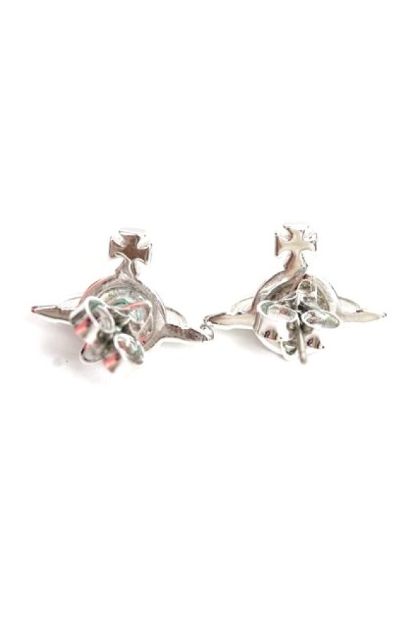 画像2: ヴィヴィアンウエストウッド 中古 / SOLID ORB EARRINGS  シルバー  Y-25-11-05-004-er-SZ-ZY (2)
