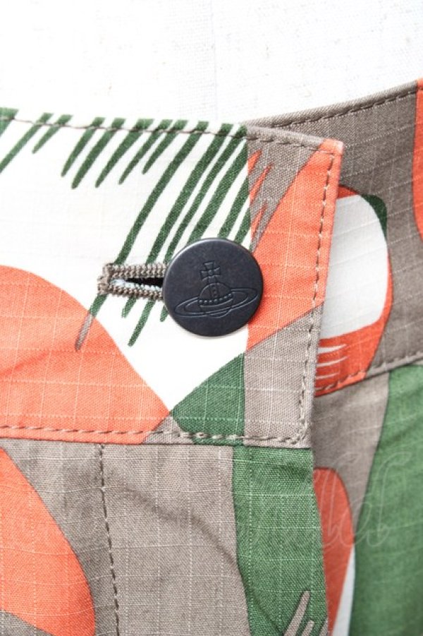 画像3: ヴィヴィアンウエストウッド 中古 / カモフラージュボンテージパンツ M ブラウン  Y-25-11-05-039-pa-SZ-ZY (3)