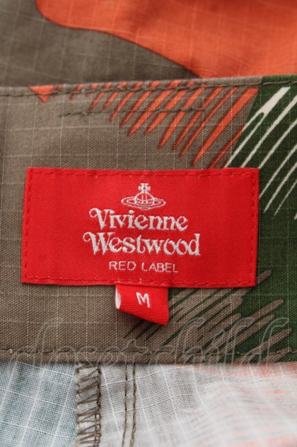 画像4: ヴィヴィアンウエストウッド 中古 / カモフラージュボンテージパンツ M ブラウン  Y-25-11-05-039-pa-SZ-ZY (4)