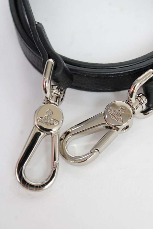 画像4: ヴィヴィアンウエストウッド 中古 / TEDDY SMALL TOTE CROSSBODY（テディスモールトートクロスボティバッグ）  ブラック  Y-25-11-05-022-ba-SZ-ZY (4)