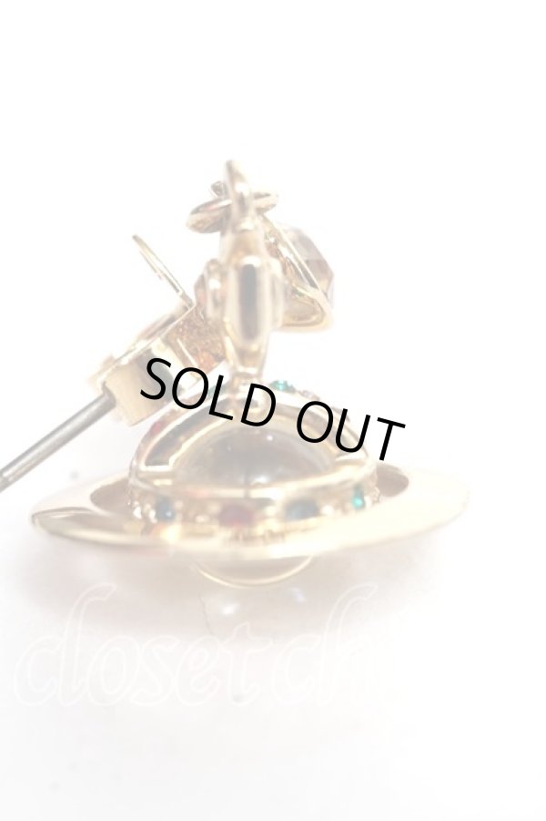 画像3: ヴィヴィアンウエストウッド 中古 / プチオーブピアス  ゴールド  Y-25-11-05-002-ac-SZ-ZY (3)