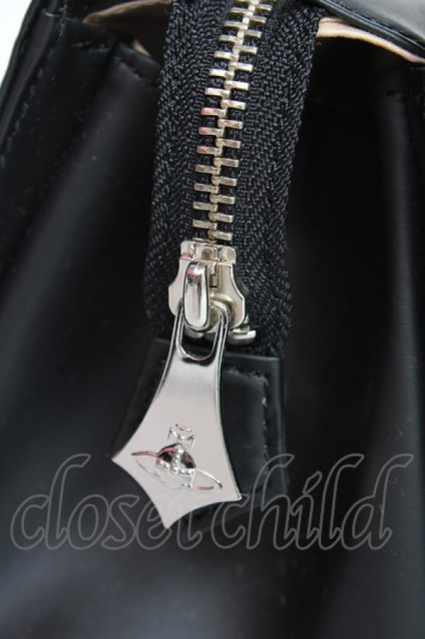 画像3: ヴィヴィアンウエストウッド 中古 / プレーンミニハンドバッグ  黒  Y-25-11-05-023-ba-SZ-ZY (3)