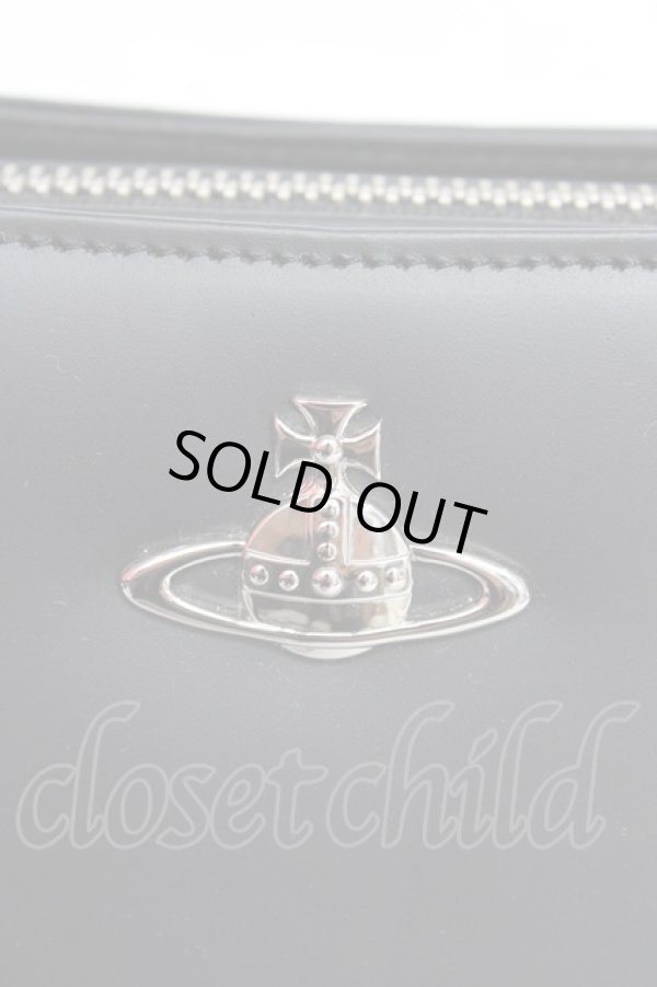 画像4: ヴィヴィアンウエストウッド 中古 / プレーンミニハンドバッグ  黒  Y-25-11-05-023-ba-SZ-OS (4)