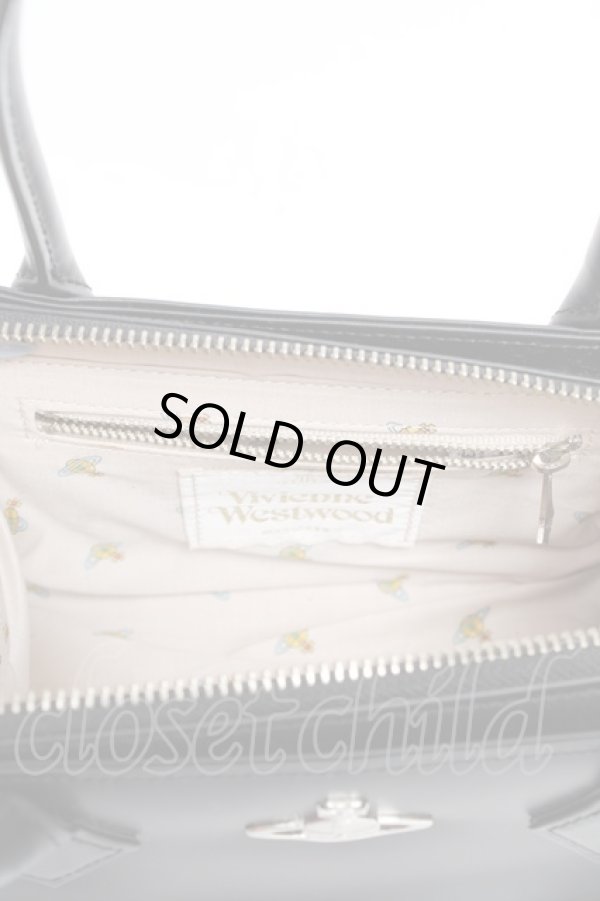 画像5: ヴィヴィアンウエストウッド 中古 / プレーンミニハンドバッグ  黒  Y-25-11-05-023-ba-SZ-OS (5)