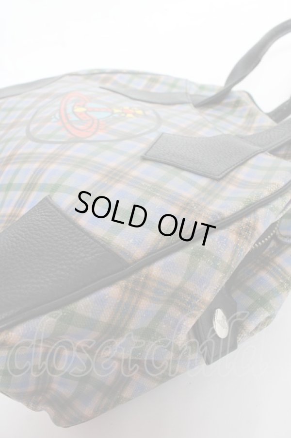 画像4: ヴィヴィアンウエストウッド 中古 / ヤスミンチェックハンドバック   Y-25-11-05-024-ba-SZ-ZY (4)