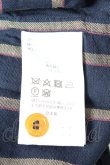 画像5: ヴィヴィアンウエストウッド MAN 中古 / オーブ刺繍レジメ半袖シャツ 44 紺  Y-25-11-05-027-bl-SZ-ZY (5)