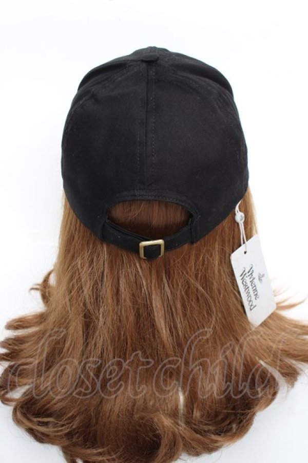 画像3: ヴィヴィアンウエストウッド 中古 / BASEBALL CAP  ブラック  Y-25-11-16-019-ha-SZ-ZY (3)