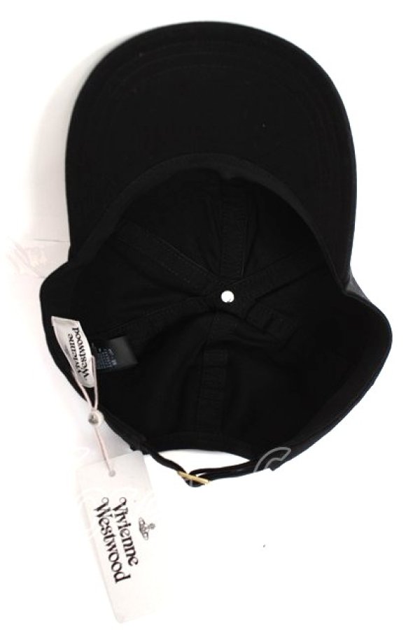 画像6: ヴィヴィアンウエストウッド 中古 / BASEBALL CAP  ブラック  Y-25-11-16-019-ha-SZ-ZY (6)
