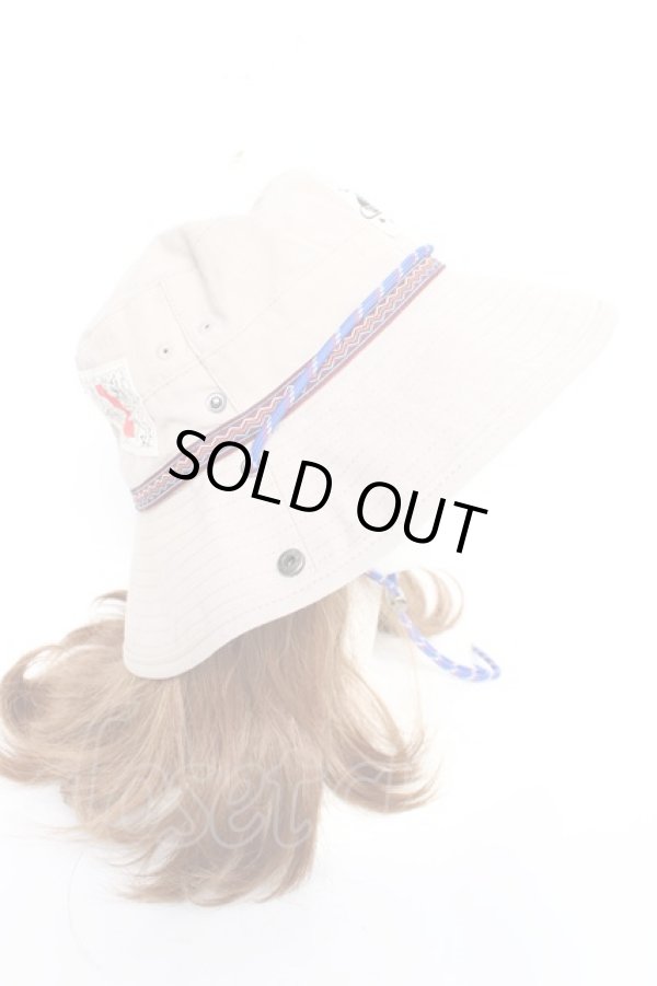 画像4: ヴィヴィアンウエストウッド 中古 / 2WAYアドベンチャーハット  グレージュ  Y-25-11-16-021-ha-SZ-ZY (4)