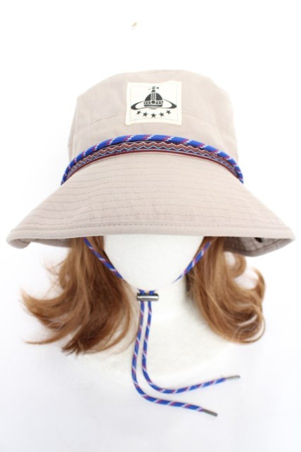 画像5: ヴィヴィアンウエストウッド 中古 / 2WAYアドベンチャーハット  グレージュ  Y-25-11-16-021-ha-SZ-ZY (5)