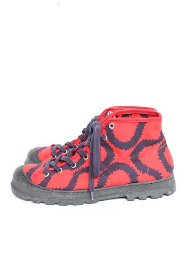 画像2: ヴィヴィアンウエストウッド 中古 / スクイグルスニーカー 41 レッド  Y-25-11-16-022-sh-SZ-ZY (2)