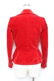 画像3: ヴィヴィアンウエストウッド 中古 / 別珍ラブジャケット 1 レッド×ブラック  Y-25-11-16-023-jc-SZ-ZY (3)