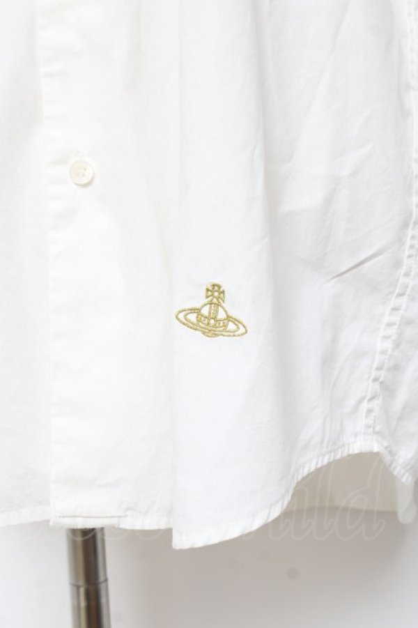 画像5: ヴィヴィアンウエストウッド MAN 中古 / ローズptシャツ  ホワイト  Y-25-11-16-025-bl-SZ-ZY (5)