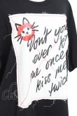 画像3: ヴィヴィアンウエストウッド MAN 中古 / KISS ME KITTYリラックスTシャツ 48 ブラック  Y-25-11-16-027-ts-SZ-ZY (3)