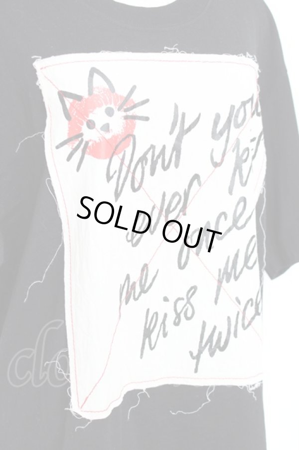 画像3: ヴィヴィアンウエストウッド MAN 中古 / KISS ME KITTYリラックスTシャツ 48 ブラック  Y-25-11-16-027-ts-SZ-ZY (3)