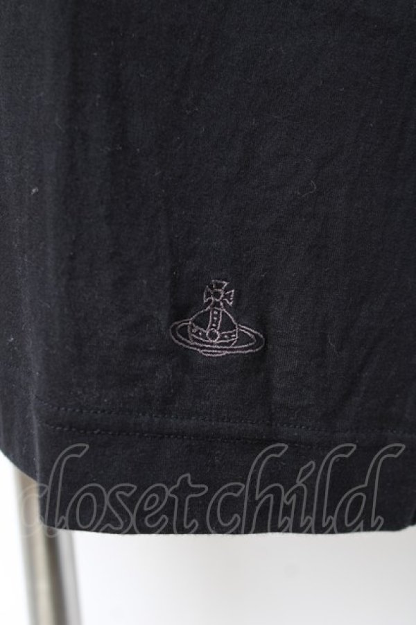 画像4: ヴィヴィアンウエストウッド MAN 中古 / KISS ME KITTYリラックスTシャツ 48 ブラック  Y-25-11-16-027-ts-SZ-ZY (4)