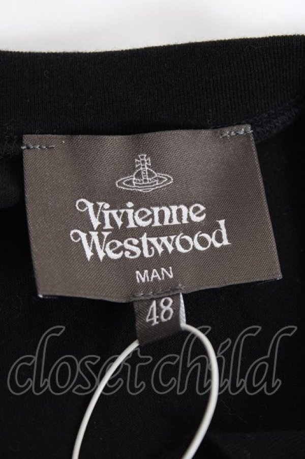 画像5: ヴィヴィアンウエストウッド MAN 中古 / KISS ME KITTYリラックスTシャツ 48 ブラック  Y-25-11-16-027-ts-SZ-ZY (5)